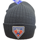 PWHL Knit Hat Rubberized Logo Cuffed Montreal Victoire (Black)