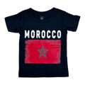 Country Toddler/Kids T-Shirt Distressed Flag Morocco