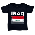 Country Toddler T-Shirt Distressed Flag Iraq