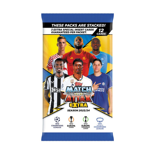 Topps Match Attax EXTRA Champions League Trading Cards 2023-24 (Single Pack)