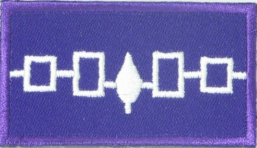 Iroquois Confederacy Patch Flag