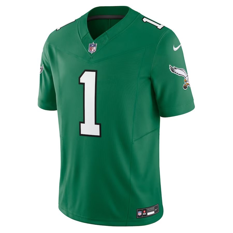 NFL Player F.U.S.E. Limited Jersey Alt Kelly Green Jalen Hurts Eagles