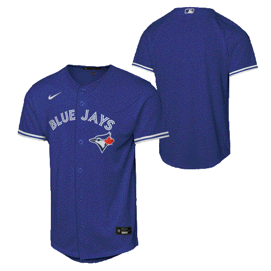 MLB Youth Blank Replica Jersey Alt Royal Blue Jays