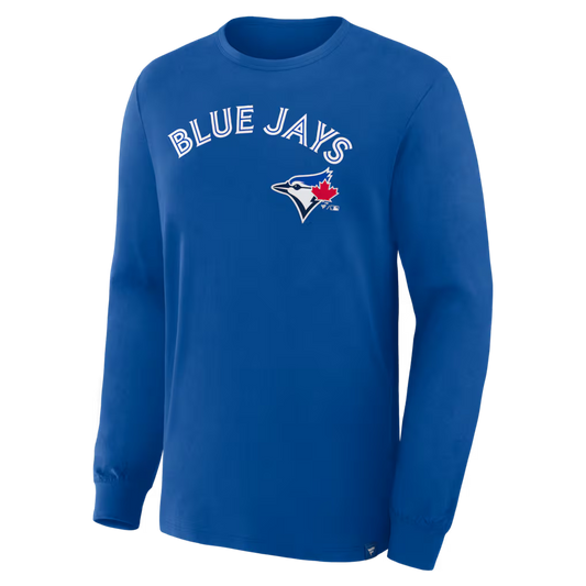 MLB Long Sleeve Shirt Lock Up Legacy Blue Jays