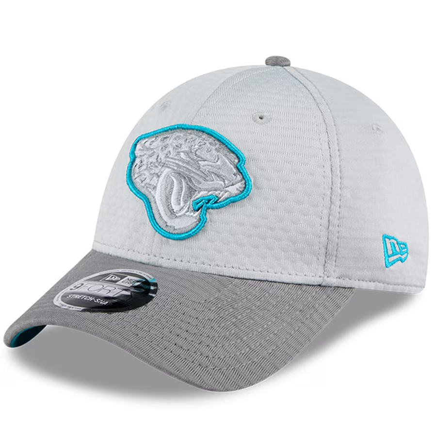 NFL Hat 940 Stretch Snap Training Camp Grey 2024 Jaguars