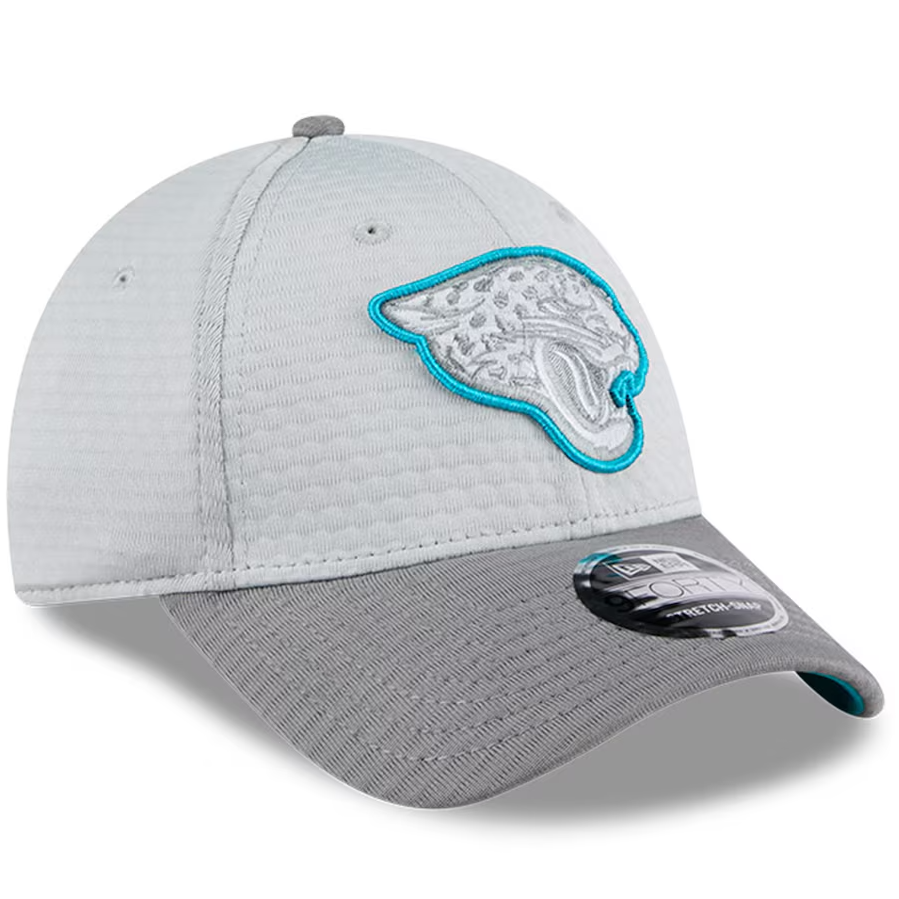 NFL Hat 940 Stretch Snap Training Camp Grey 2024 Jaguars