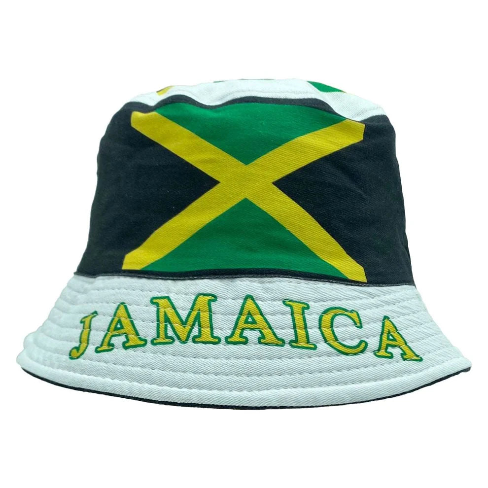 Country Reversable Bucket Hat Jamaica