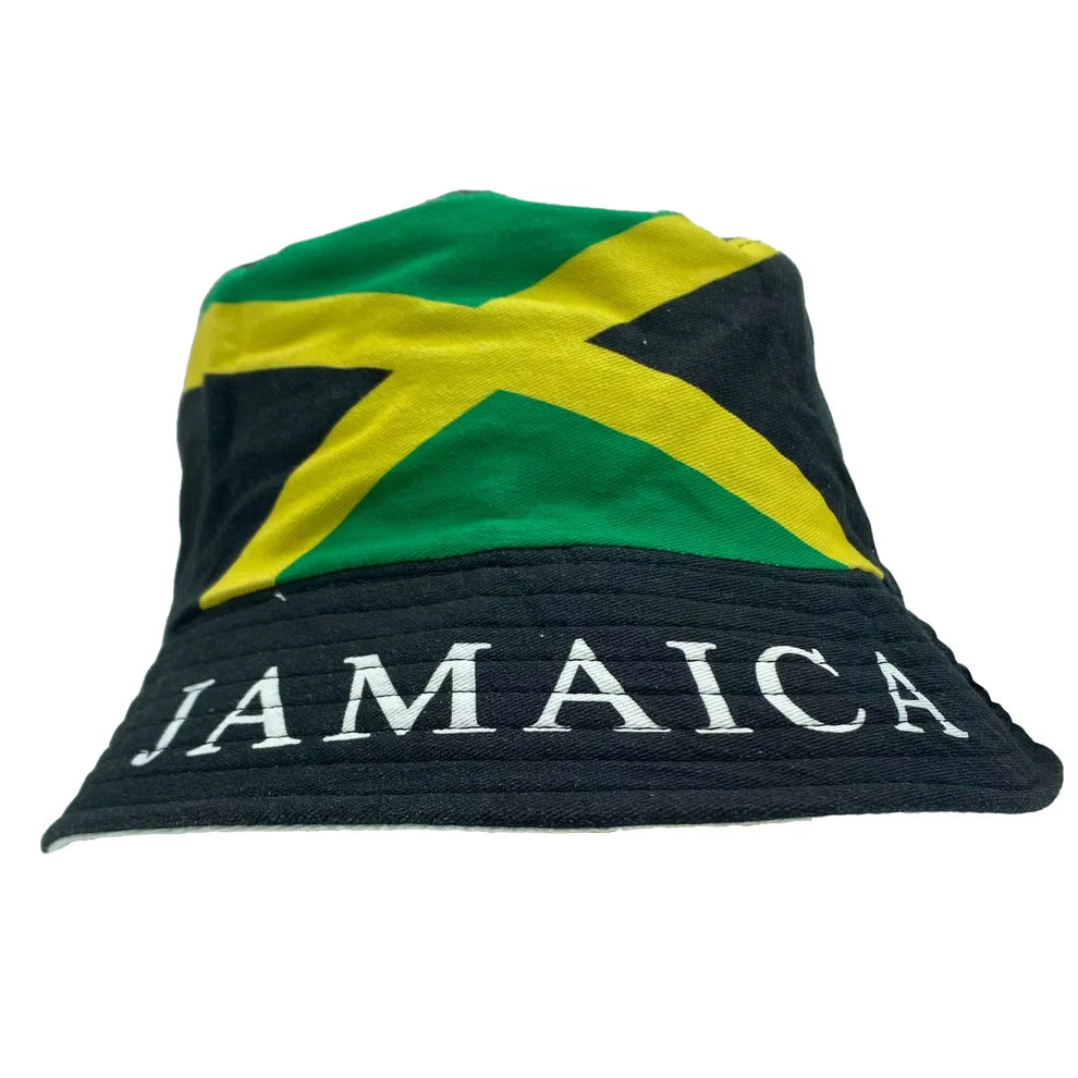 Country Reversable Bucket Hat Jamaica