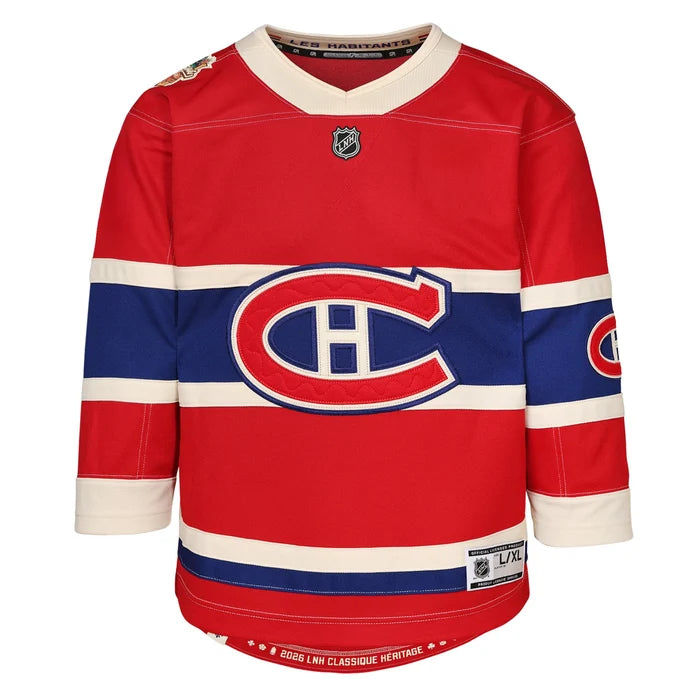 NHL Kids Blank Premier Jersey Heritage Classic 2026 Canadiens