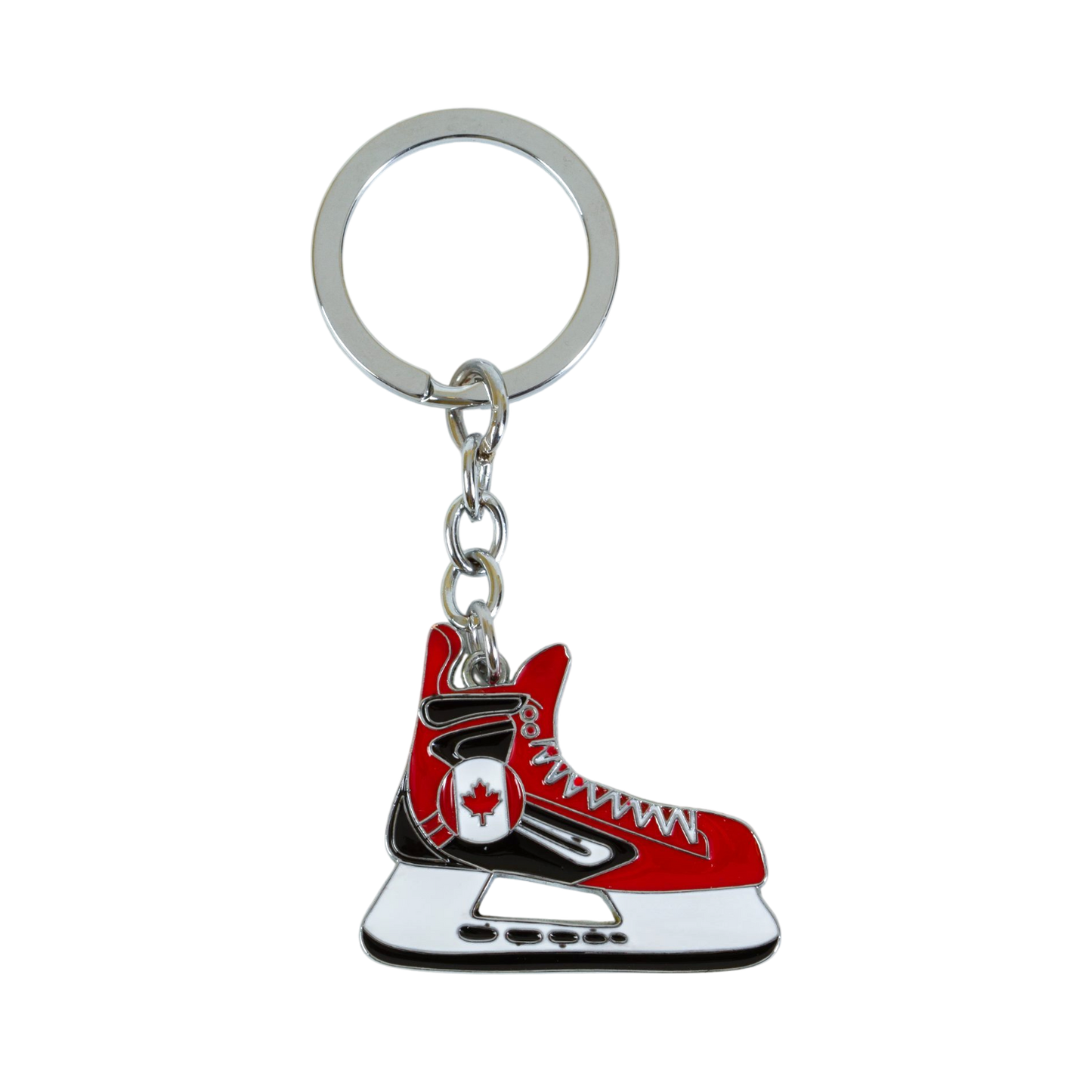Country Keychain Hockey Skate Canada