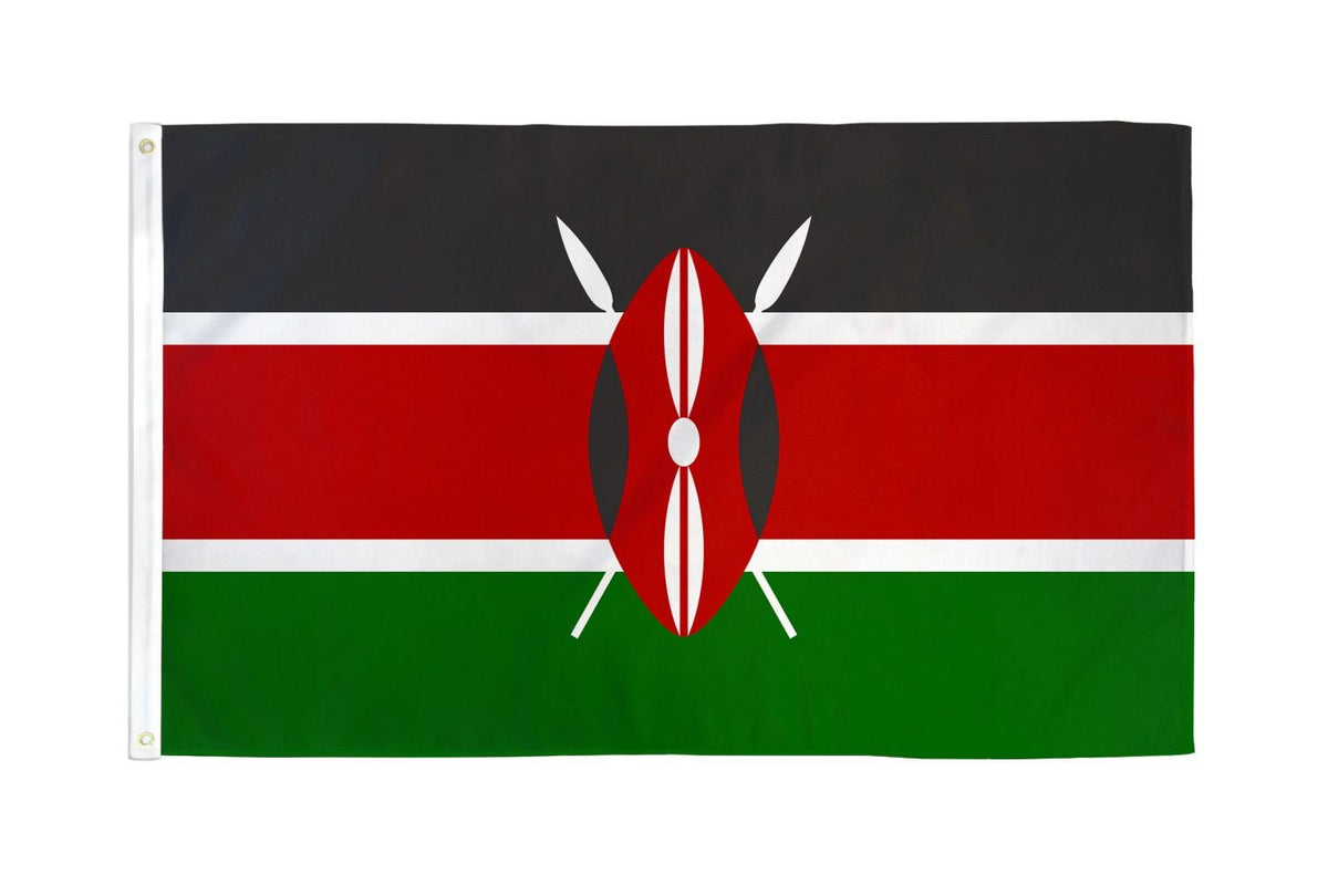 Country Flag 3x5 Kenya