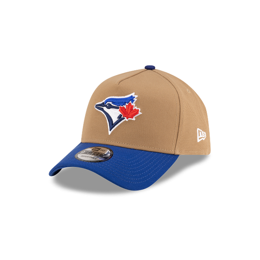 MLB Hat 940 A-Frame Snapback Khaki Blue Jays