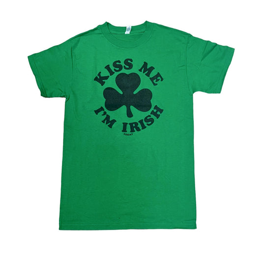 St. Patrick's Day T-Shirt Kiss Me I'm Irish (Black)