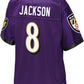 NFL Player Game Pro Line Jersey Home Orchid Purple Lamar Jackson Ravens