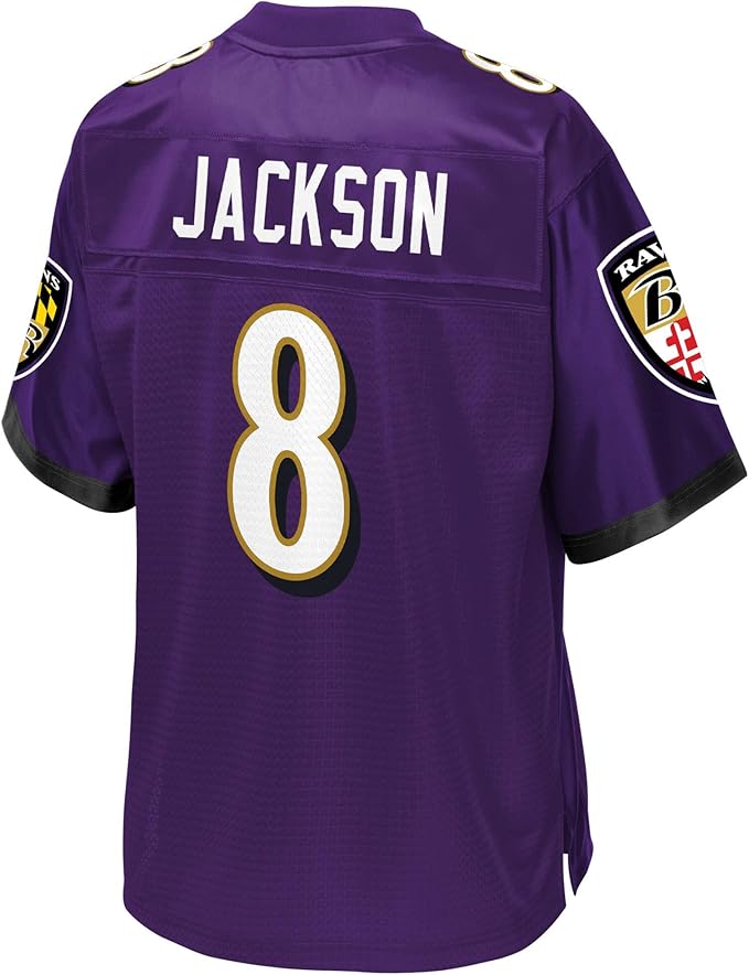 NFL Player Game Pro Line Jersey Home Orchid Purple Lamar Jackson Ravens