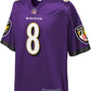 NFL Player Game Pro Line Jersey Home Orchid Purple Lamar Jackson Ravens