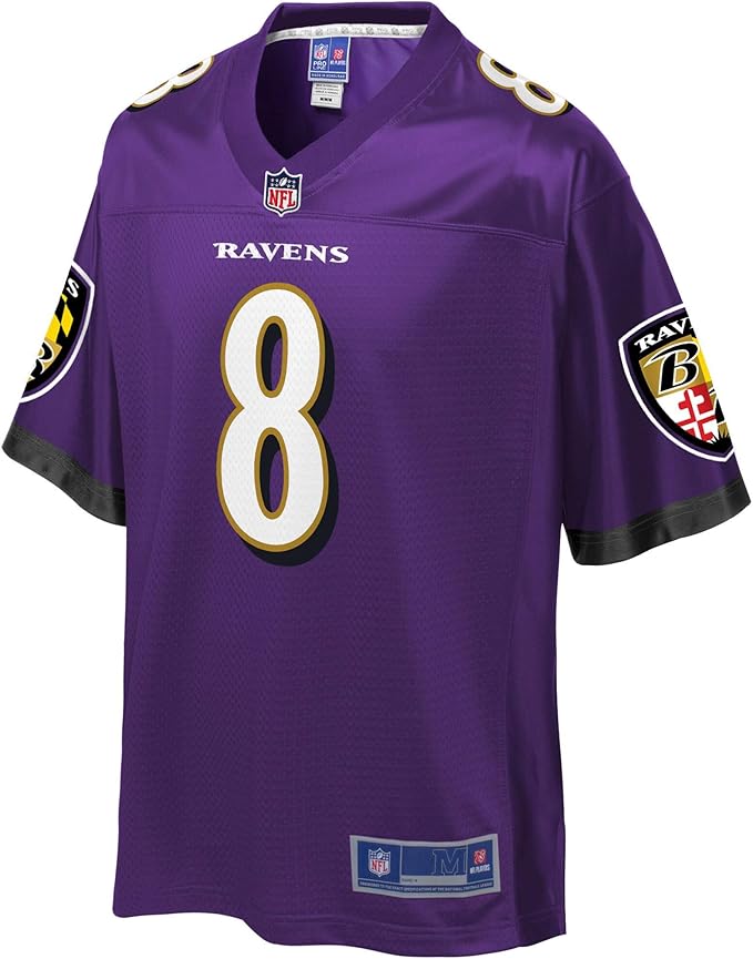 NFL Player Game Pro Line Jersey Home Orchid Purple Lamar Jackson Ravens