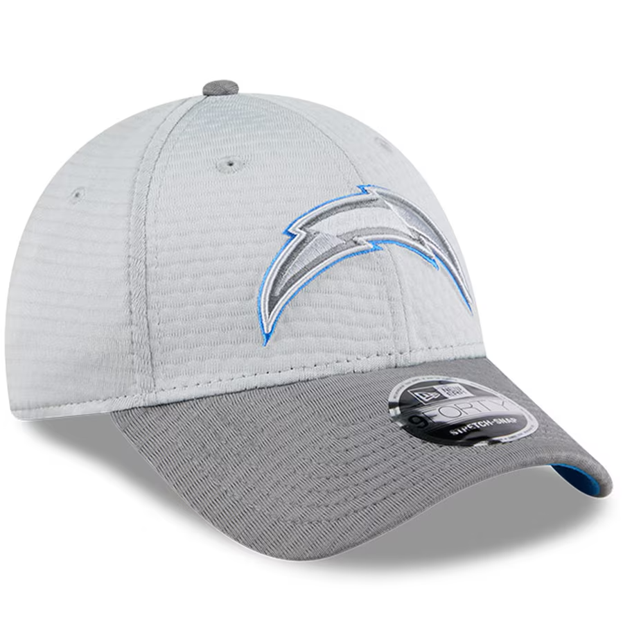 NFL Hat 940 Stretch Snap Training Camp Grey 2024 Chargers