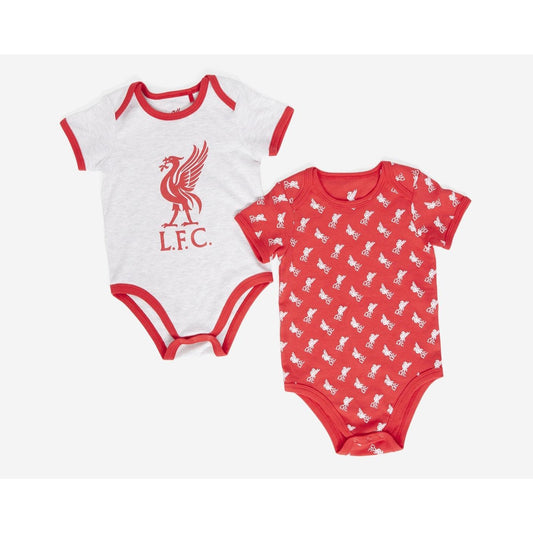EPL Infant 2Pc Onesie Set Red & Grey Liverpool FC