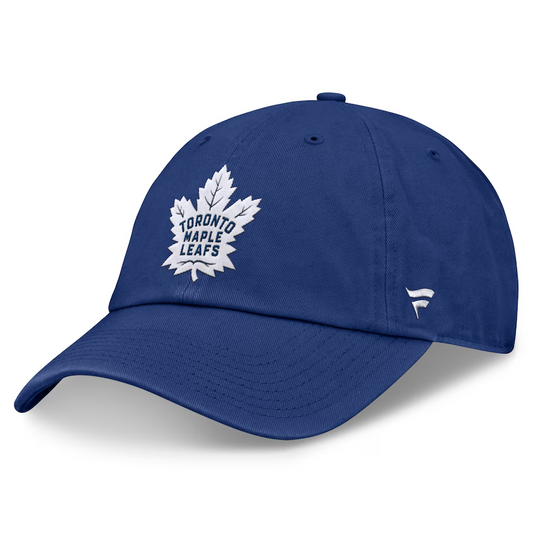 NHL Hat Unstructured Adjustable Primary Logo Maple Leafs