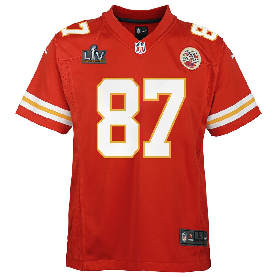 NFL Player Game Jersey Super Bowl LV Home Travis Kelce Chiefs