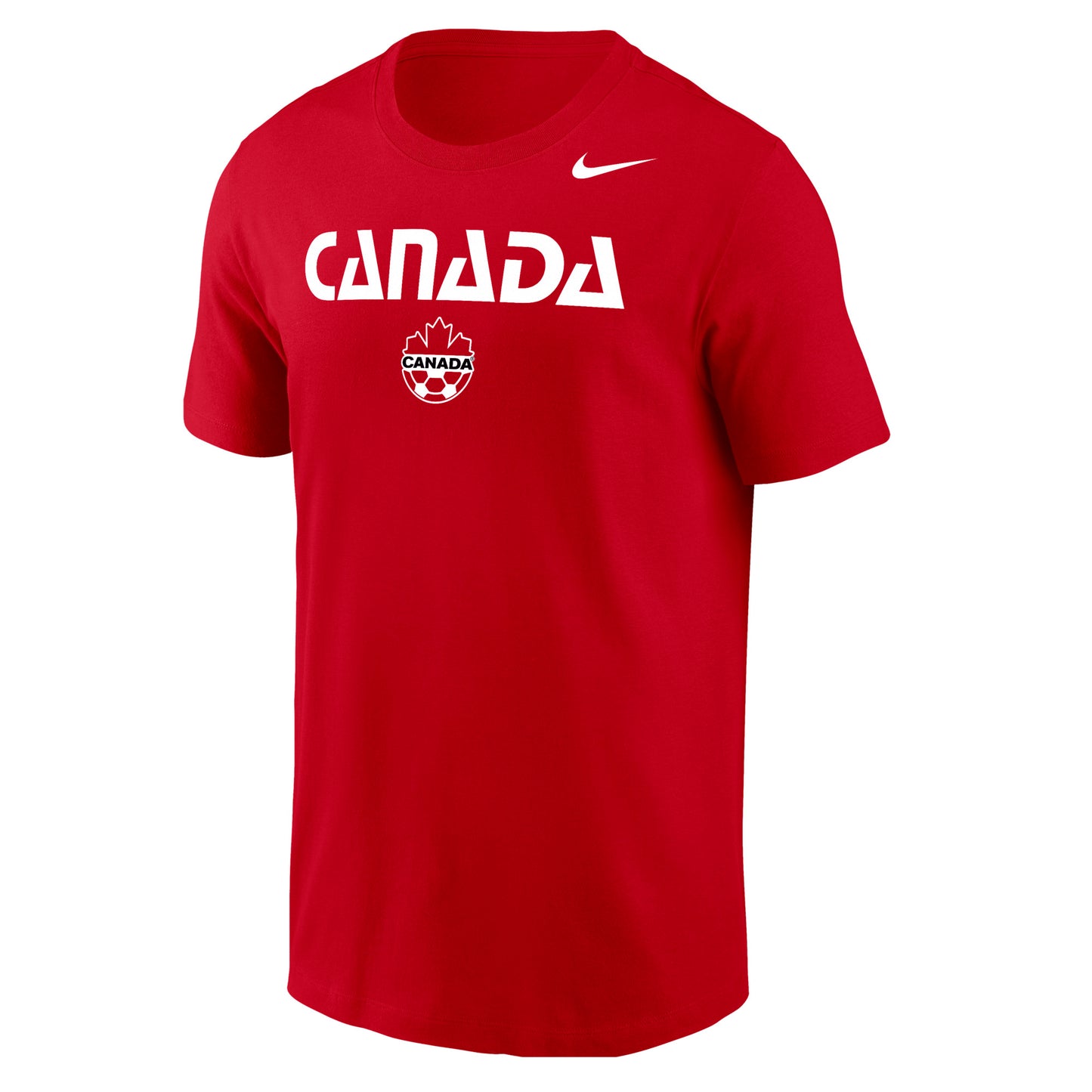 Soccer Canada Youth T-Shirt Core Cotton 2026 Team Canada (Red)