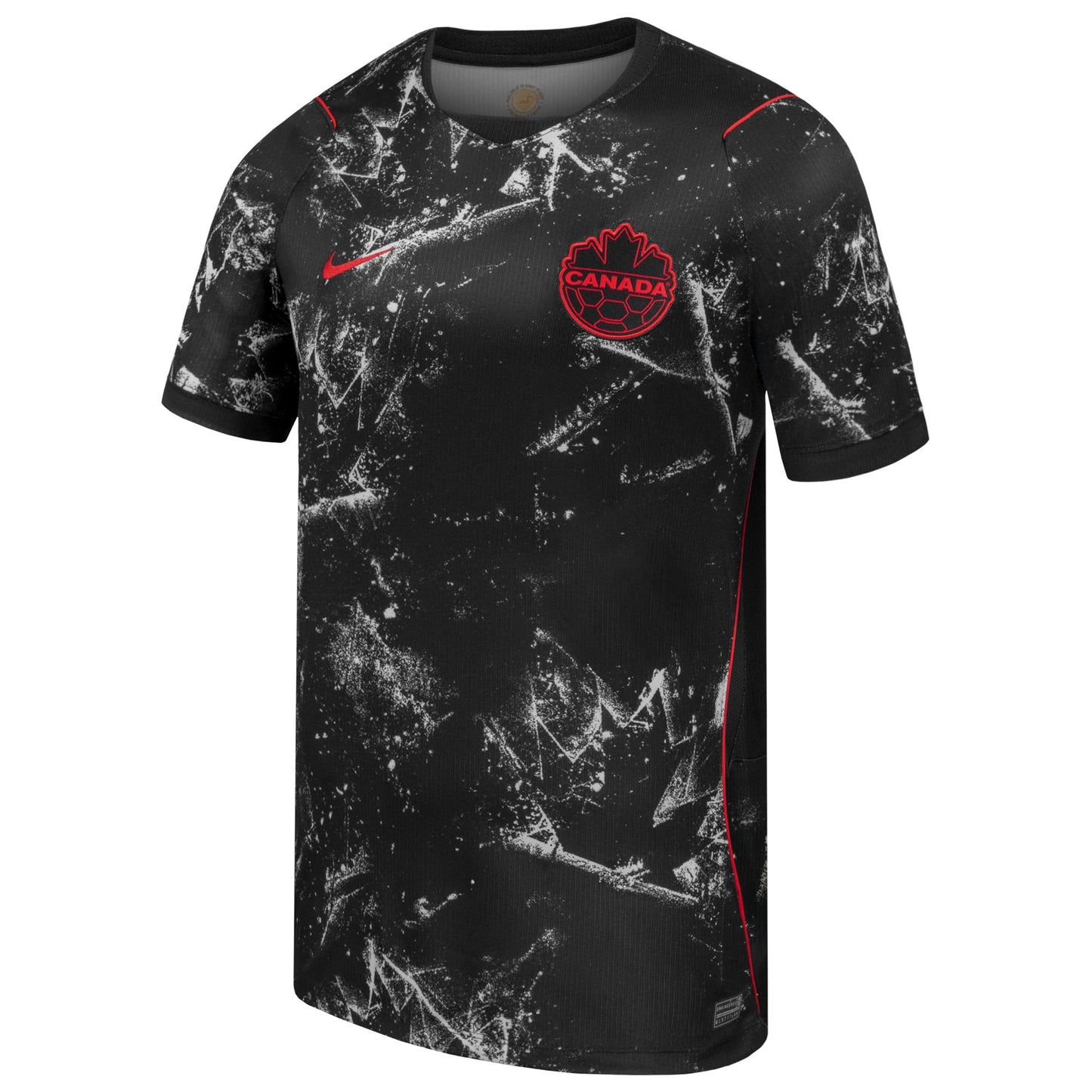 Canadian Soccer Association FIFA World Cup 2026 Black Stadium Replica Jersey Team Canada