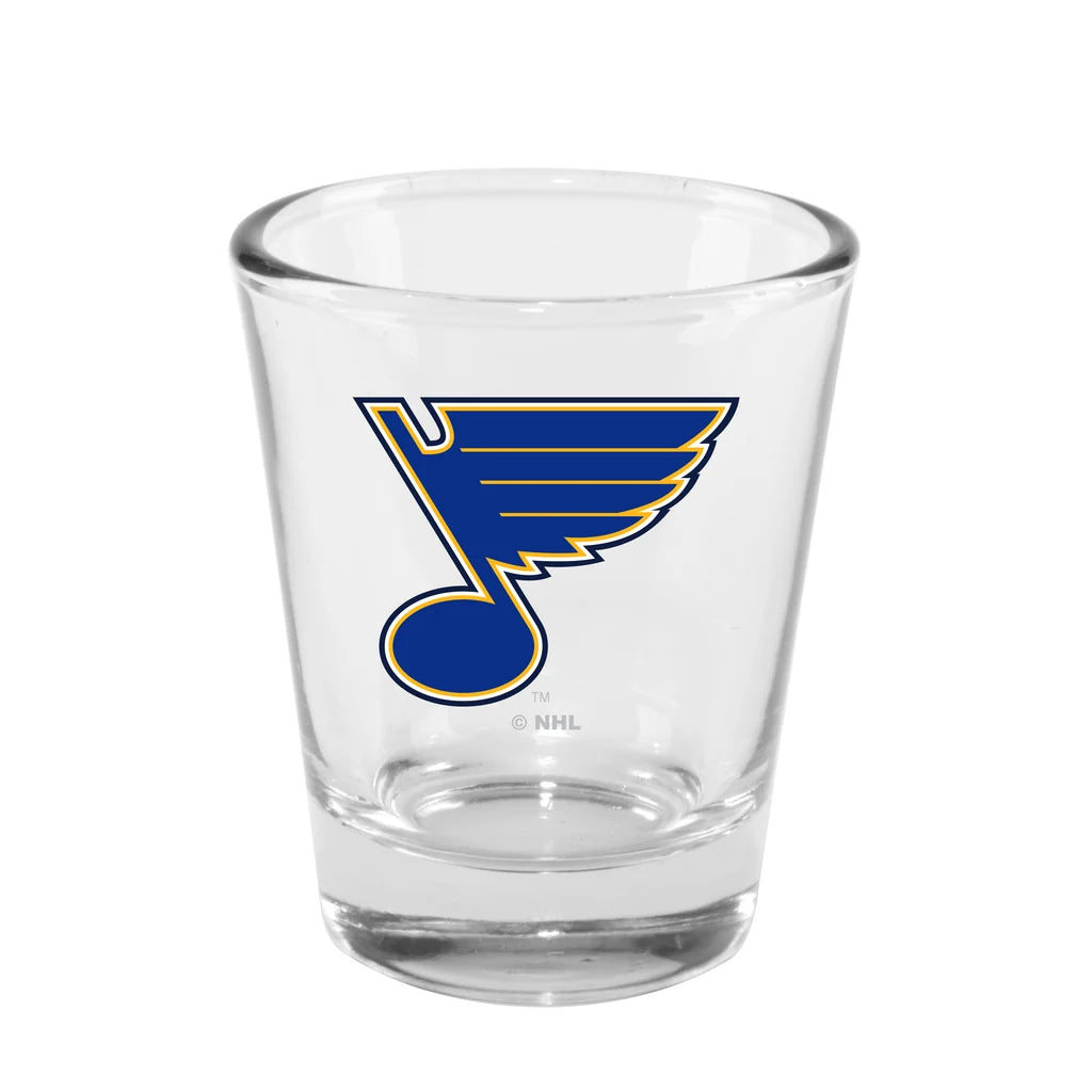 NHL Shot Glass 2oz Blues