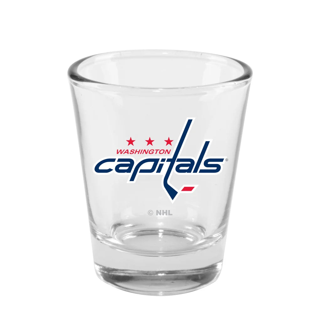 NHL Shot Glass 2oz Capitals
