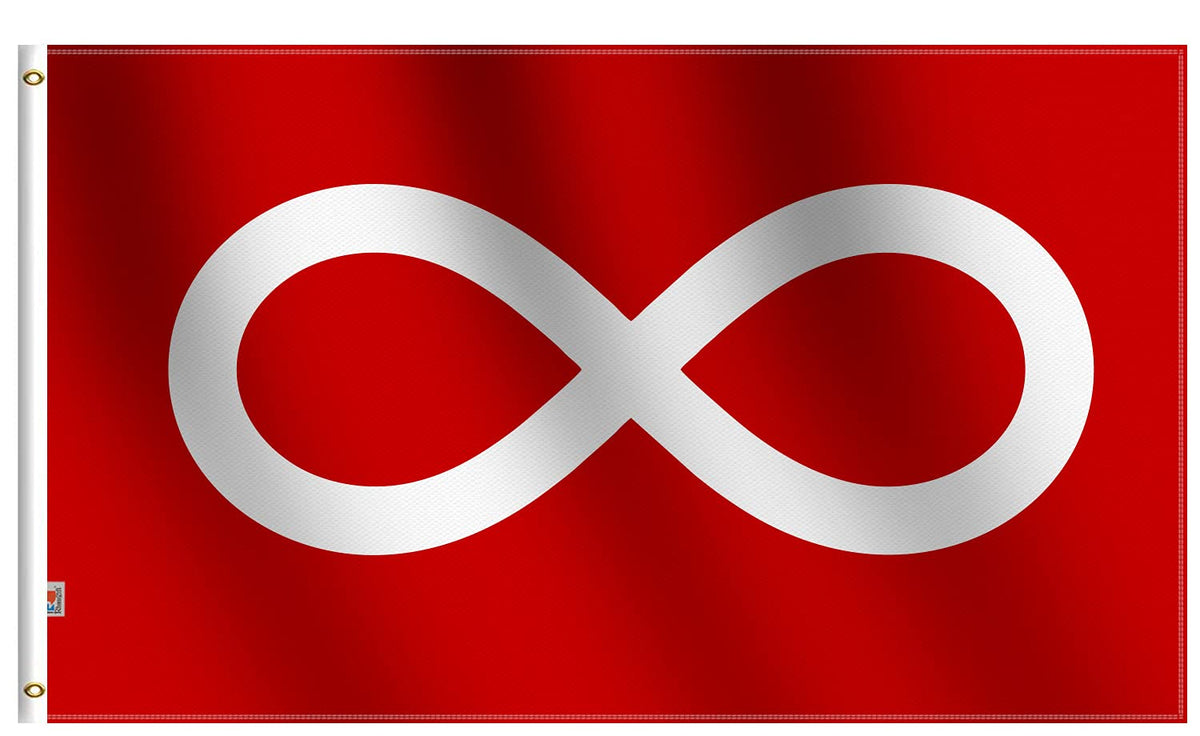 Métis National Council Flag 3x5 (Red)