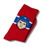 Hockey Canada Player Socks White/Red/Blue Nick Suzuki Canadiens