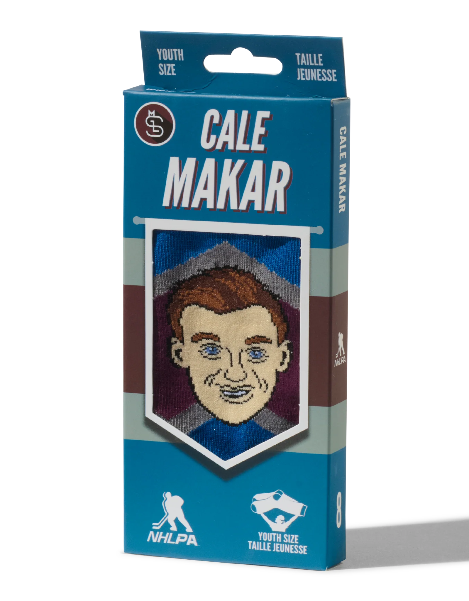 NHLPA Youth Player Socks Cale Makar Avalanche