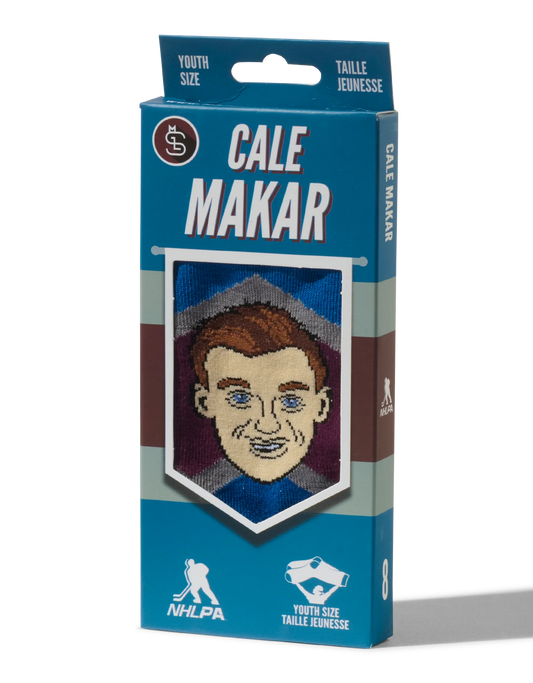 NHLPA Youth Player Socks Cale Makar Avalanche