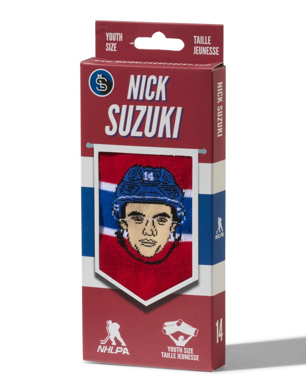 NHLPA Youth Player Socks Nick Suzuki Canadiens