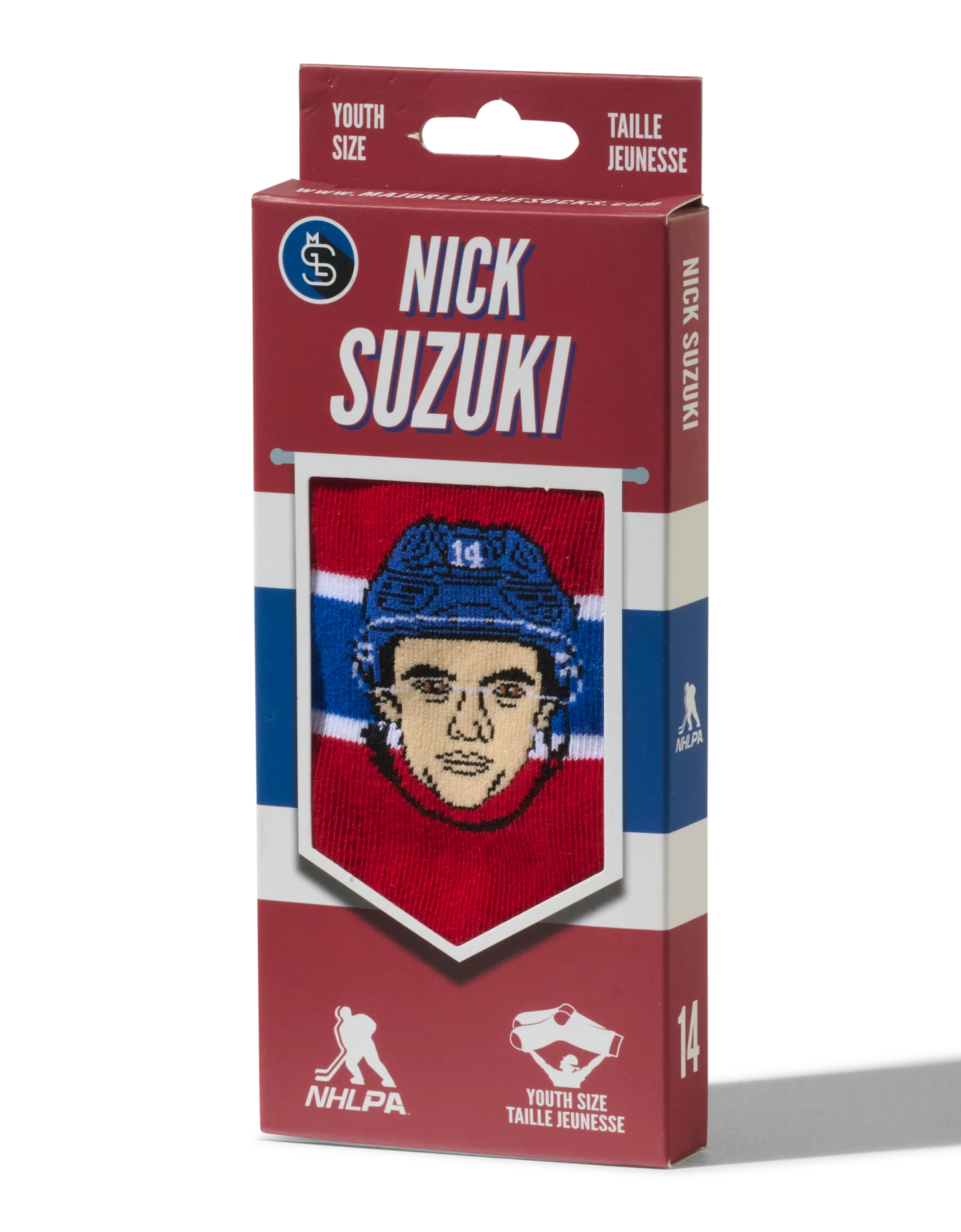 NHLPA Youth Player Socks Nick Suzuki Canadiens