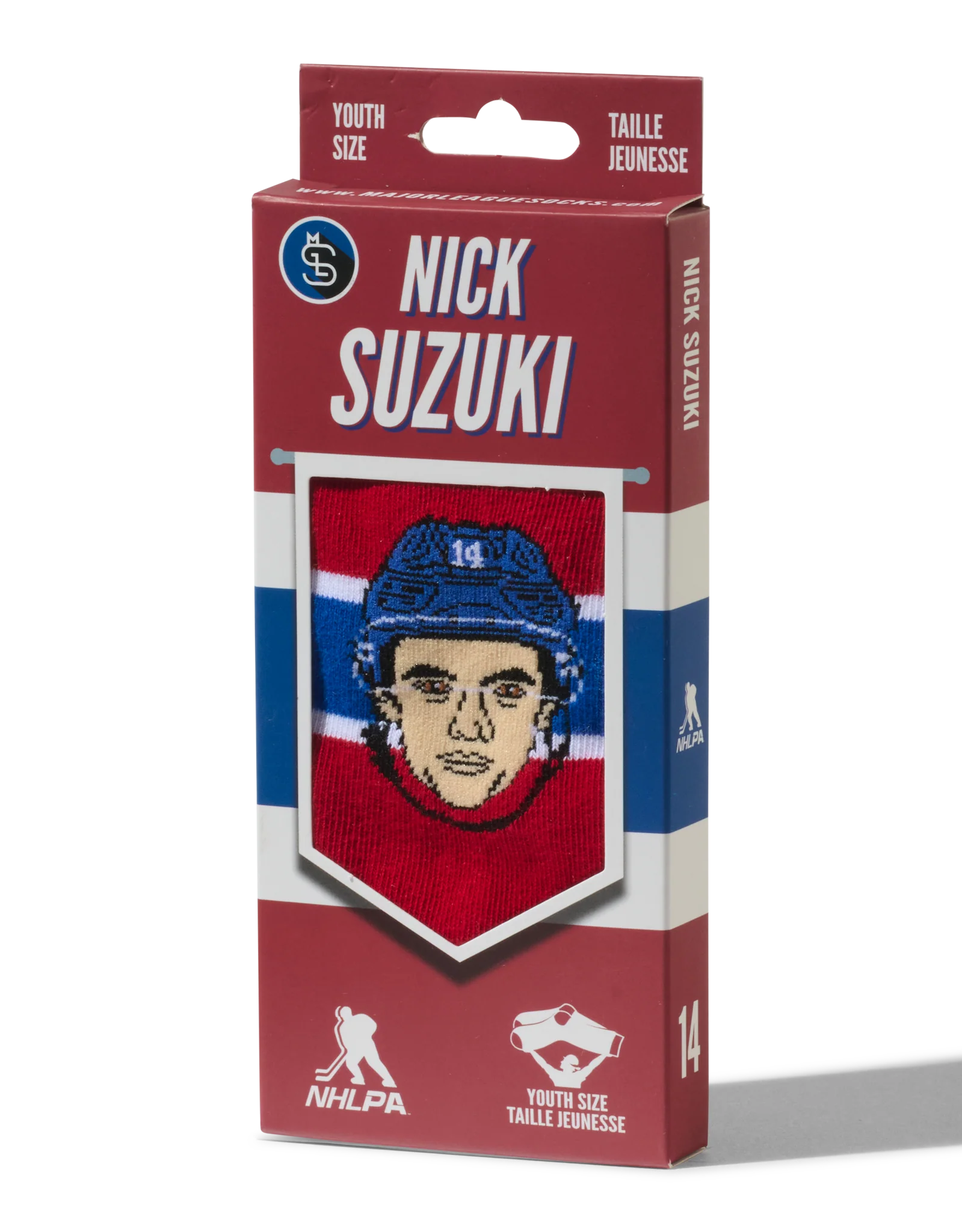 NHLPA Youth Player Socks Nick Suzuki Canadiens