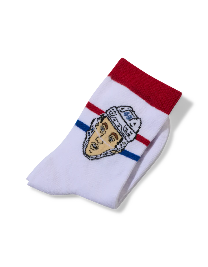 NHLPA Youth Player Socks Lane Hutson White Canadiens