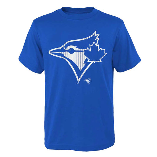 MLB T-Shirt Blue Pinstripe Blue Jays