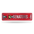 NHL Metal Street Sign 4" x 15 Senators