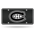 NHL License Plate Metal Carbon Fiber Design Canadiens