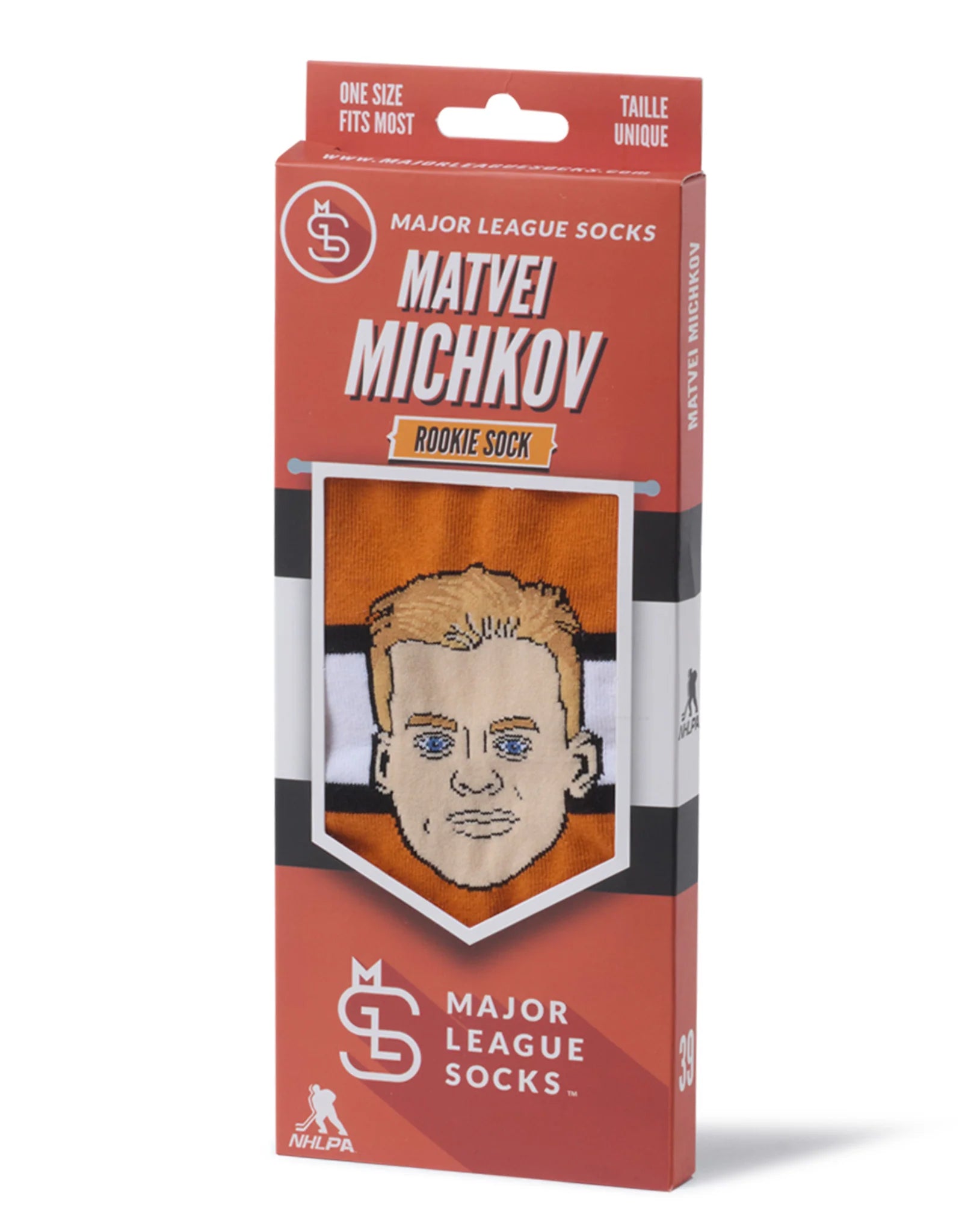 NHLPA Player Socks Matvei Michkov Rookie Flyers