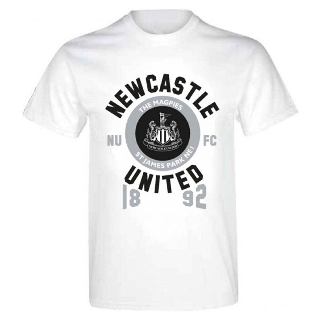 EPL T-Shirt White The Magpies Newcastle United F.C.