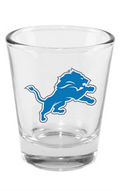 NFL Shot Glass 2oz Clear Lions