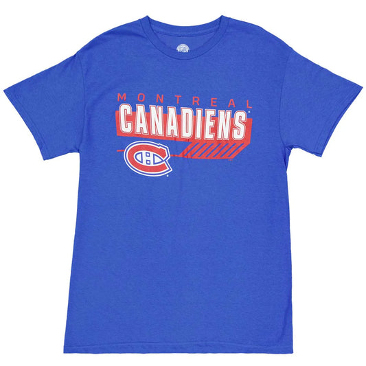 NHL T-Shirt Blue Wordmark Canadiens