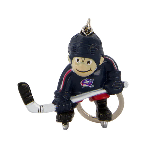 NHL Keychain Figurine Blue Jackets