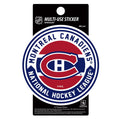 NHL 3" x 5" Textured Sticker Canadiens