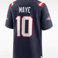 NFL Player Game Superbowl LIX Jersey Home Drake Maye Patriots