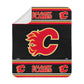 NHL Premium Plush Sherpa Blanket Flames