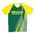 FIFA World Cup 2026 Youth Sublimated Jersey Brazil National Football Team
