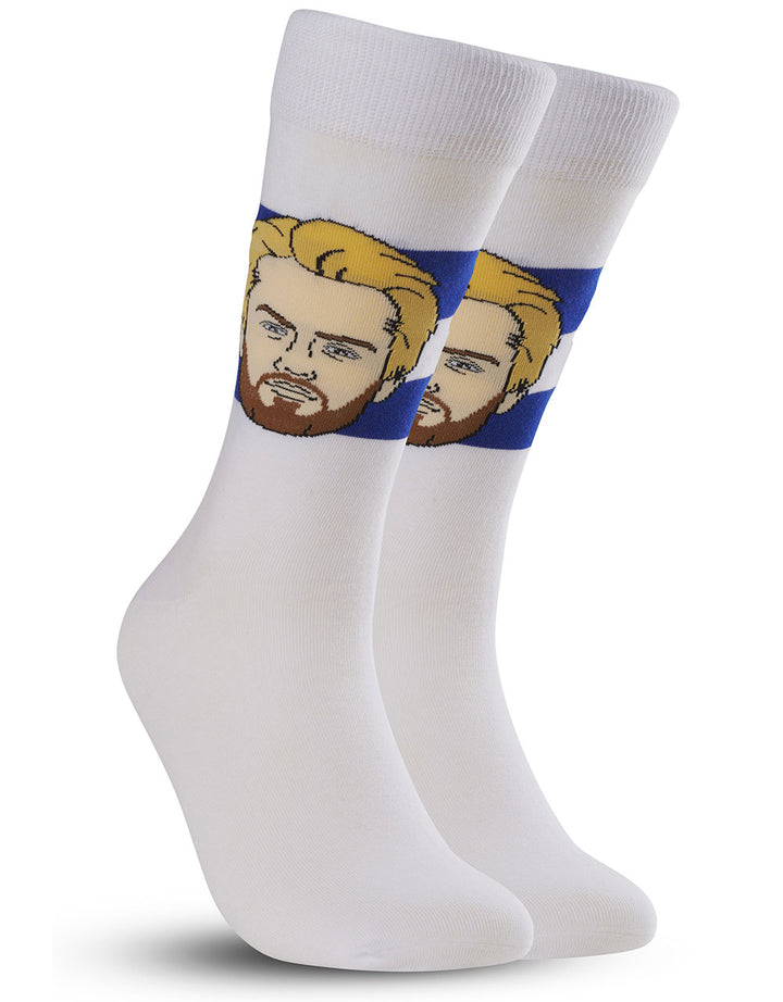 Hockey Canada Player Socks White/Blue William Nylander Leafs